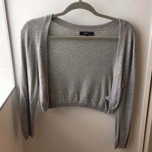 Express grey cardi